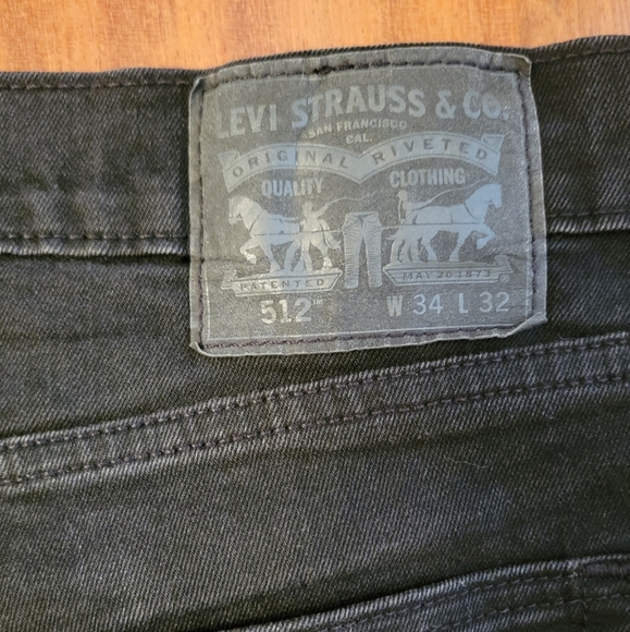Levis 512 Slim Taper Flex Jeans Mens - Picture 3 of 9